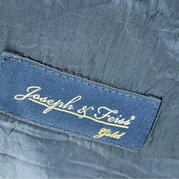Joseph & Feiss Mens Size 38 Reg charcoal gray wool blazer 2270 - Picture 2 of 11
